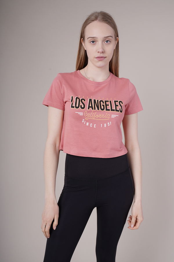 Gabria Los Angeles Baskılı Mini T-shirt