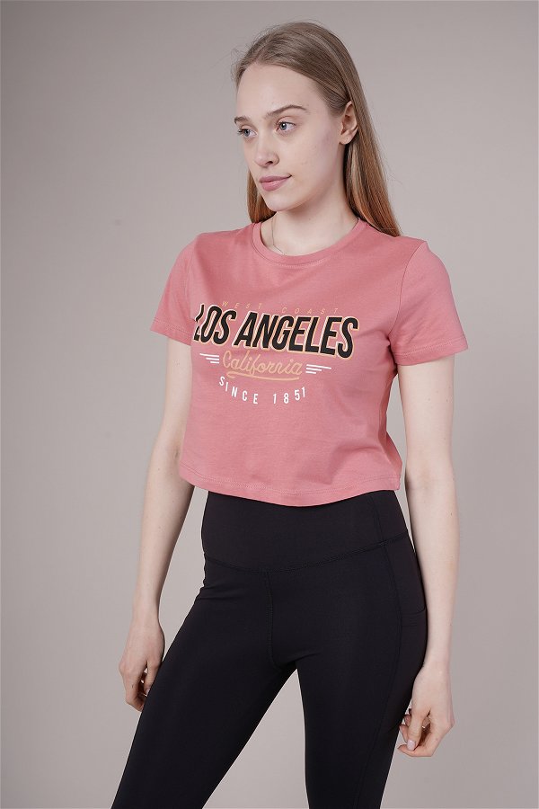 Gabria Los Angeles Baskılı Mini T-shirt