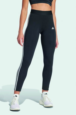 Adidas Şeritli Kadın Tayt Siyah Adidas Şeritli Kadın Tayt Siyah