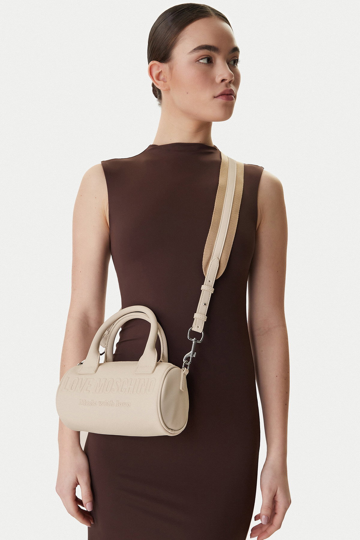 Love Moschino Kadın El Çantası KREM