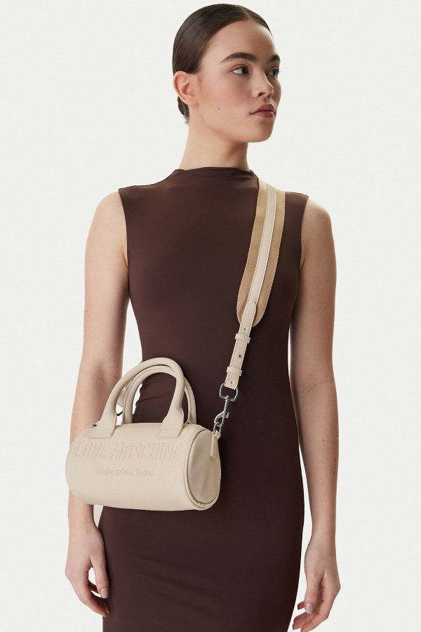 Love Moschino Kadın El Çantası KREM