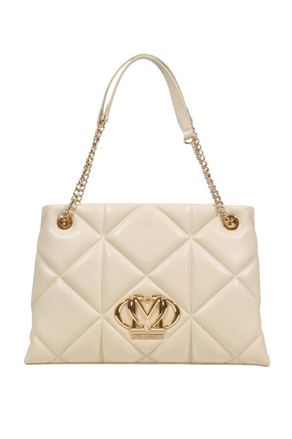 Love Moschino Kadın Omuz Çantası BEJ