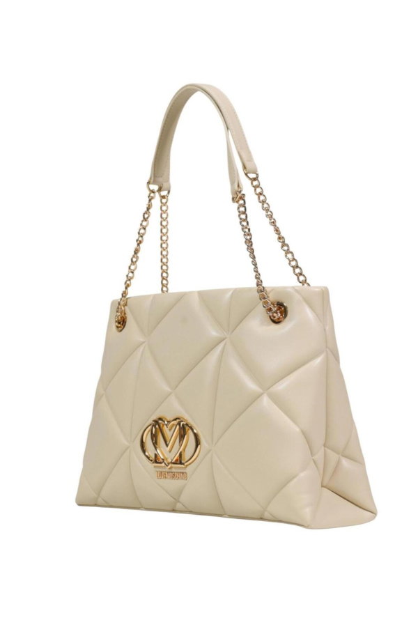 Love Moschino Kadın Omuz Çantası BEJ