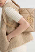 Love Moschino Kadın Omuz Çantası BEJ