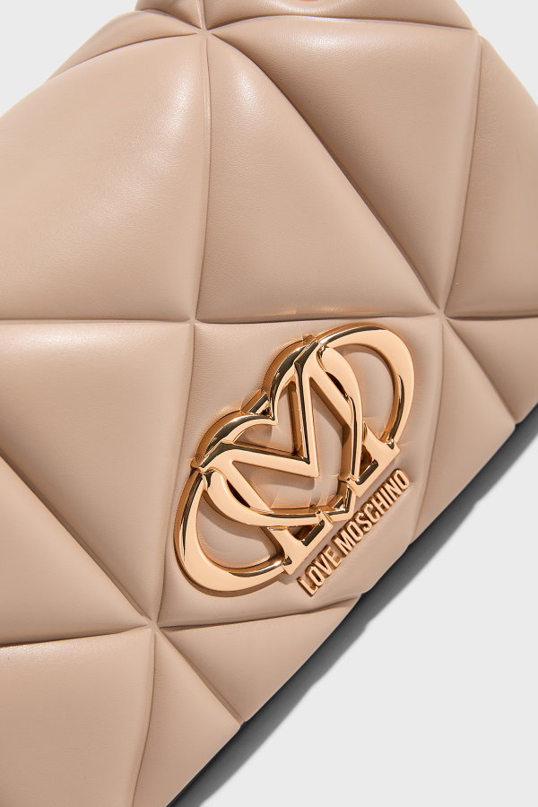 Love Moschino Kadın Omuz Çantası BEJ