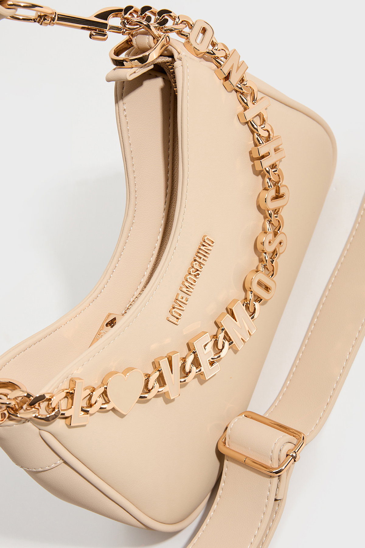 Love Moschino Kadın Omuz Çantası BEJ