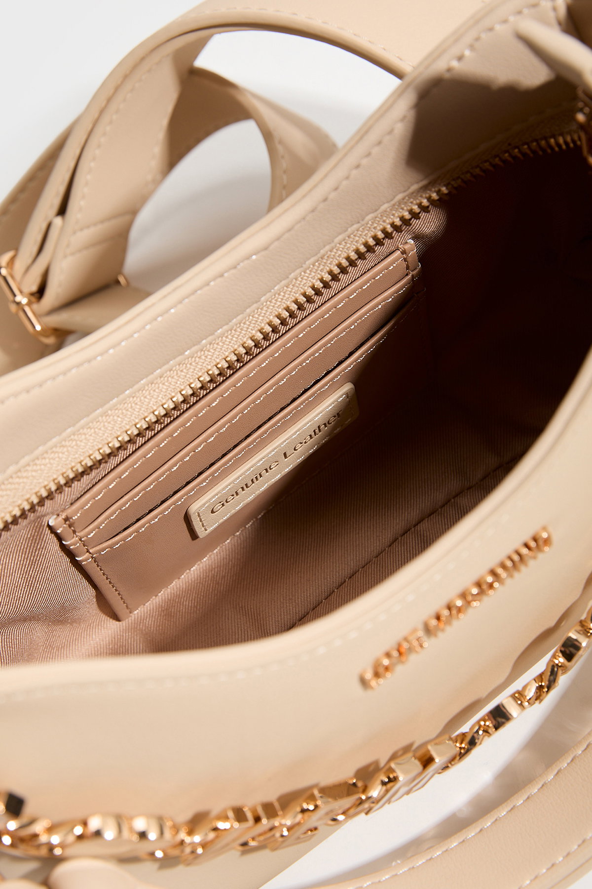 Love Moschino Kadın Omuz Çantası BEJ