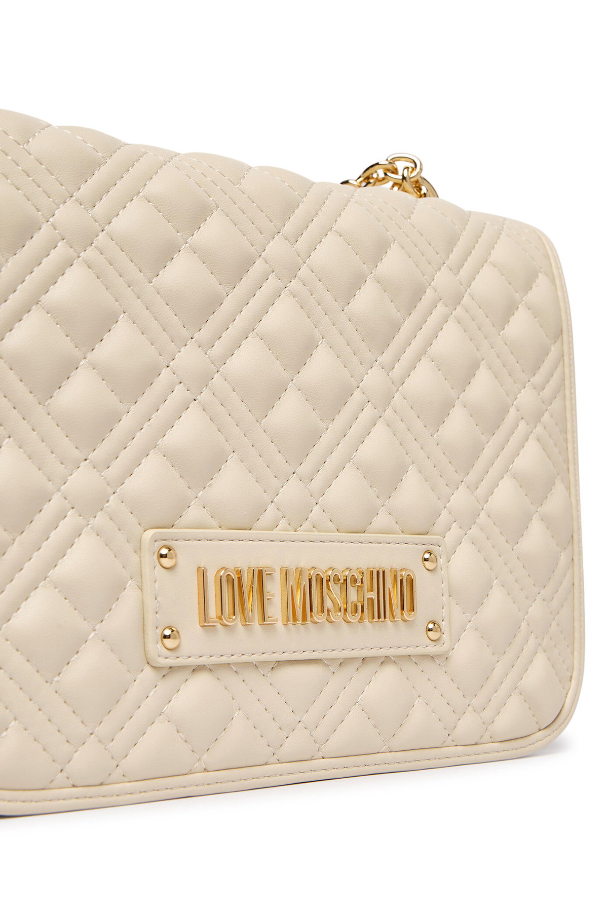 Love Moschino Kadın Omuz Çantası KREM