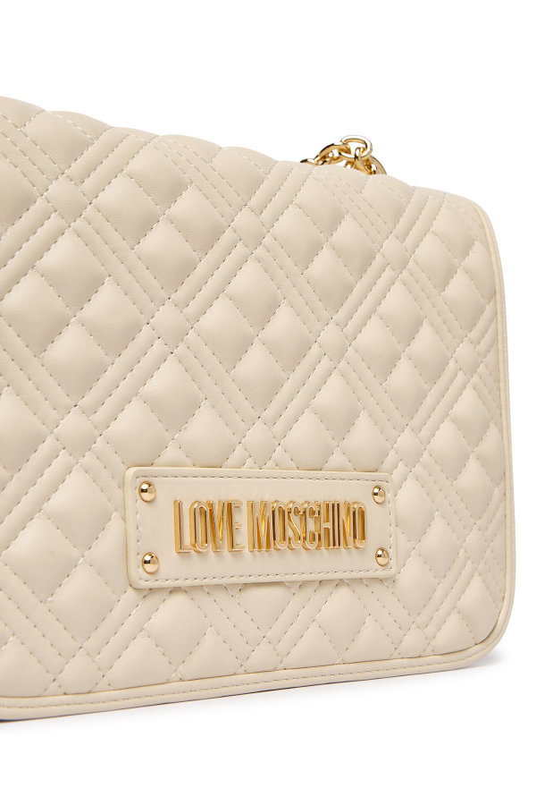 Love Moschino Kadın Omuz Çantası KREM