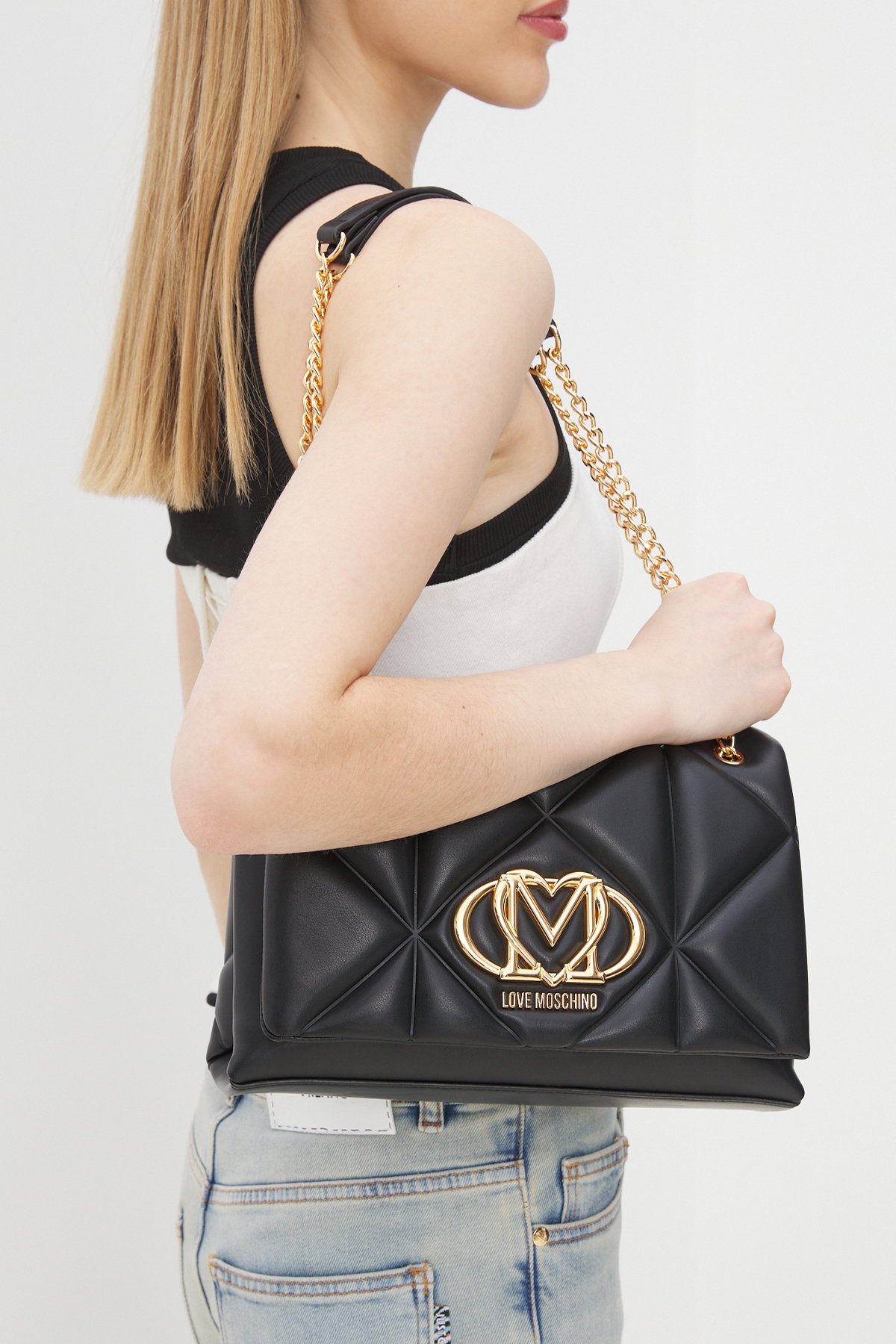Love Moschino Kadın Omuz Çantası SIYAH