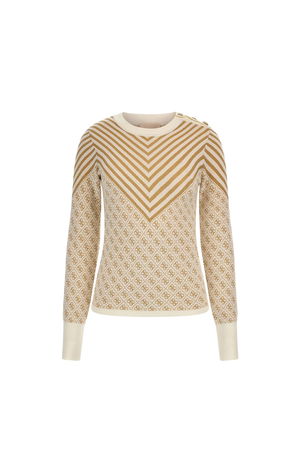 Guess Bisiklet Yaka Kazak KREM Guess Bisiklet Yaka Kazak KREM