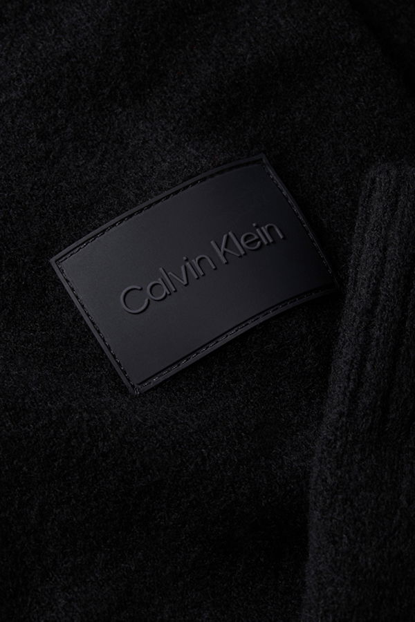 Calvin Klein Bisiklet Yaka Erkek Kazak SİYAH