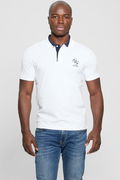 Guess Polo Yaka Erkek T-shirt Beyaz