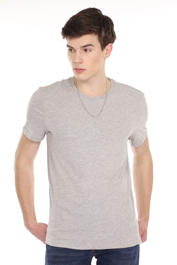 Mavi Bisiklet Yaka T-shirt Mavi Bisiklet Yaka T-shirt