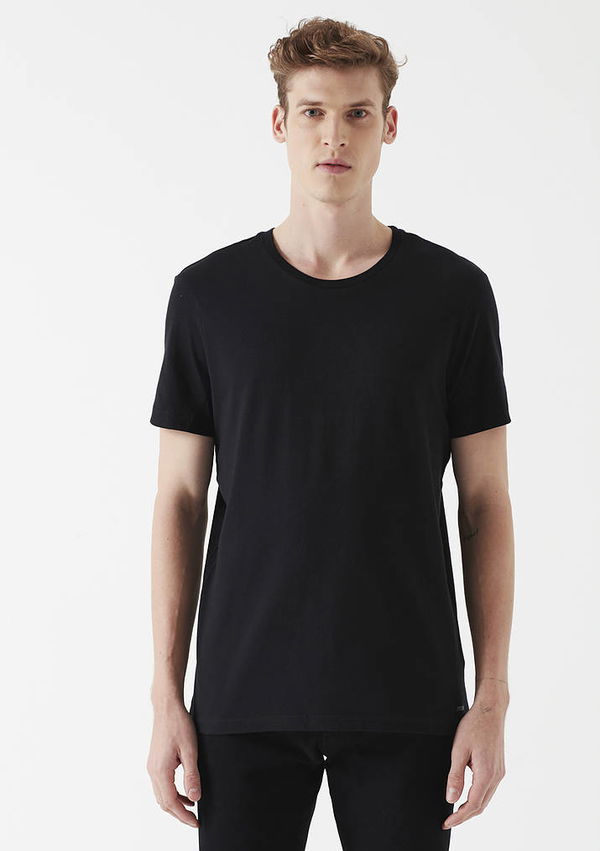 Mavi Bisiklet Yaka T-shirt Mavi Bisiklet Yaka T-shirt