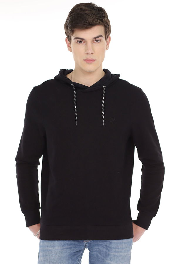 Mavi Kapüşonlu Sweat Mavi Kapüşonlu Sweat