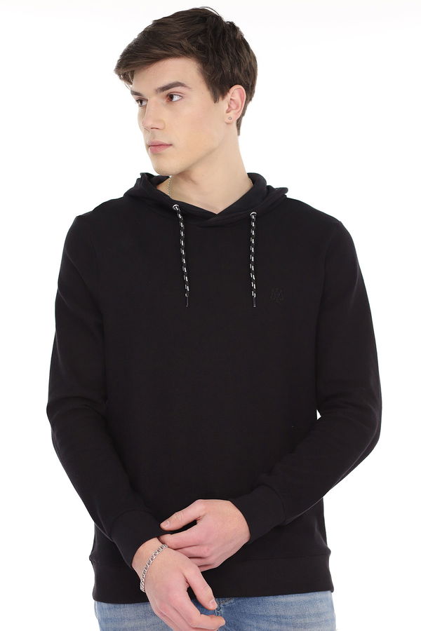 Mavi Kapüşonlu Sweat Mavi Kapüşonlu Sweat