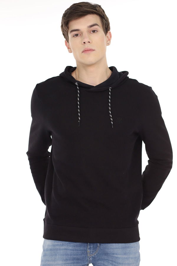 Mavi Kapüşonlu Sweat Mavi Kapüşonlu Sweat