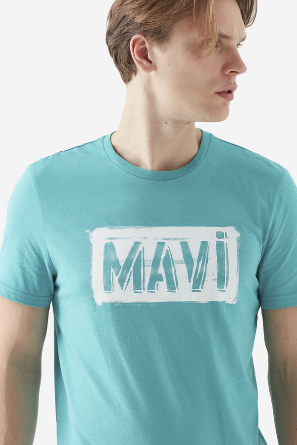 MAVİ LOGO TİŞÖRT baltik yeşili YESIL MAVİ LOGO TİŞÖRT baltik yeşili YESIL