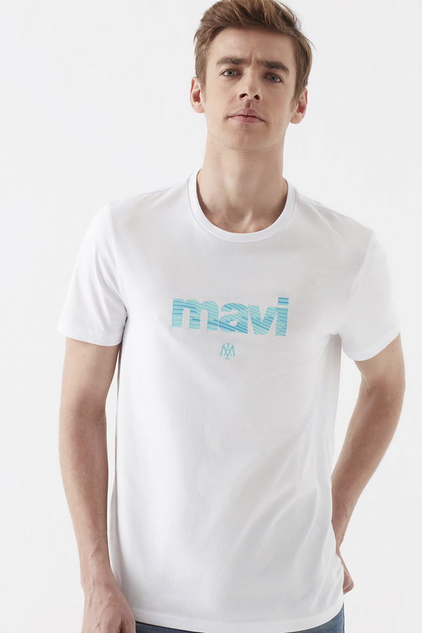 MAVİ LOGO TİŞÖRT beyaz BEYAZ MAVİ LOGO TİŞÖRT beyaz BEYAZ