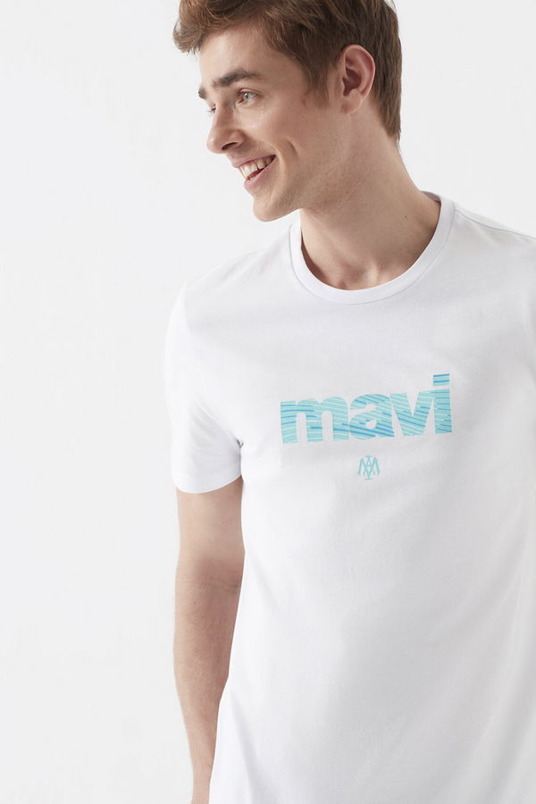 MAVİ LOGO TİŞÖRT beyaz BEYAZ MAVİ LOGO TİŞÖRT beyaz BEYAZ