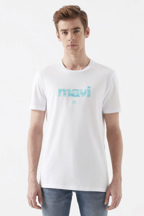 MAVİ LOGO TİŞÖRT beyaz BEYAZ MAVİ LOGO TİŞÖRT beyaz BEYAZ