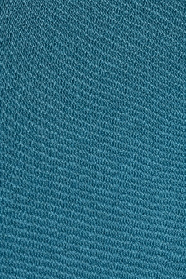 Mavi V Yaka T-shirt