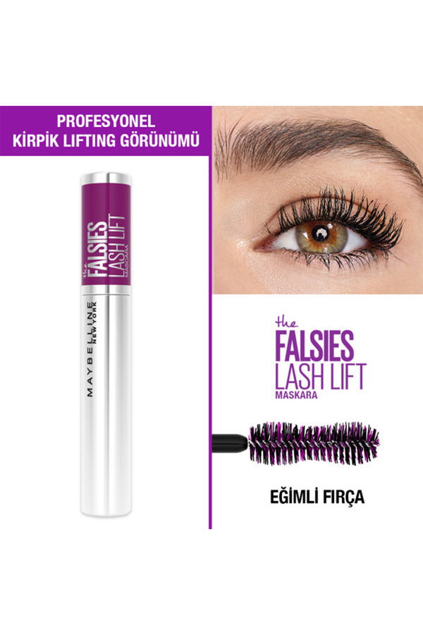 Maybelline New York Falsies Lash Lift Siyah Maskara STD Maybelline New York Falsies Lash Lift Siyah Maskara STD