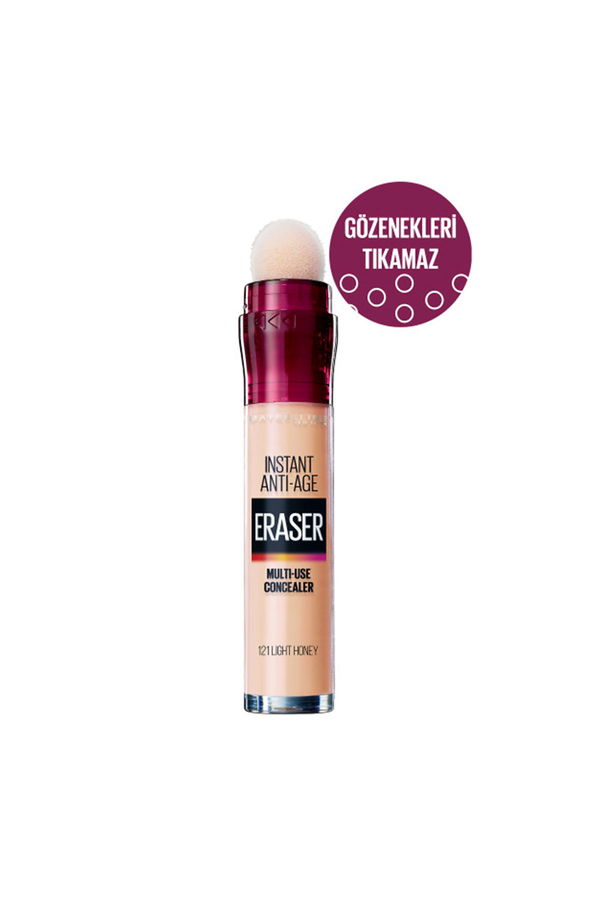Maybelline New York Instant Anti Age Eraser Kapatıcı - 121 Light Honey Maybelline New York Instant Anti Age Eraser Kapatıcı - 121 Light Honey