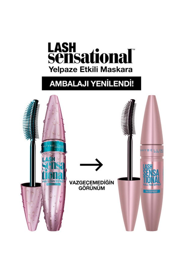 Maybelline New York Lash Sensational Yelpaze Etkili Suya Dayanıklı Maskara STD Maybelline New York Lash Sensational Yelpaze Etkili Suya Dayanıklı Maskara STD