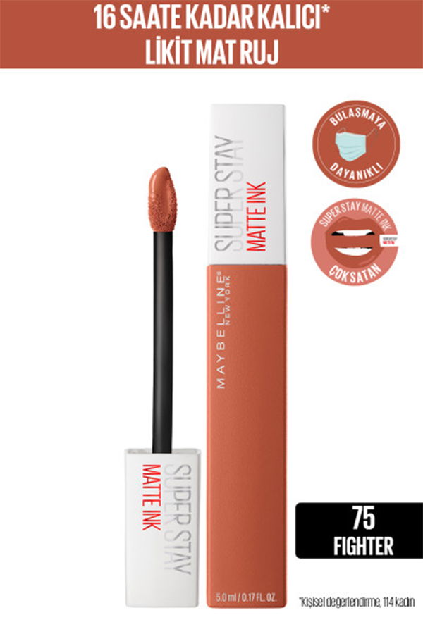 Maybelline New York Super Stay Matte Ink Likit Mat Ruj STD Maybelline New York Super Stay Matte Ink Likit Mat Ruj STD