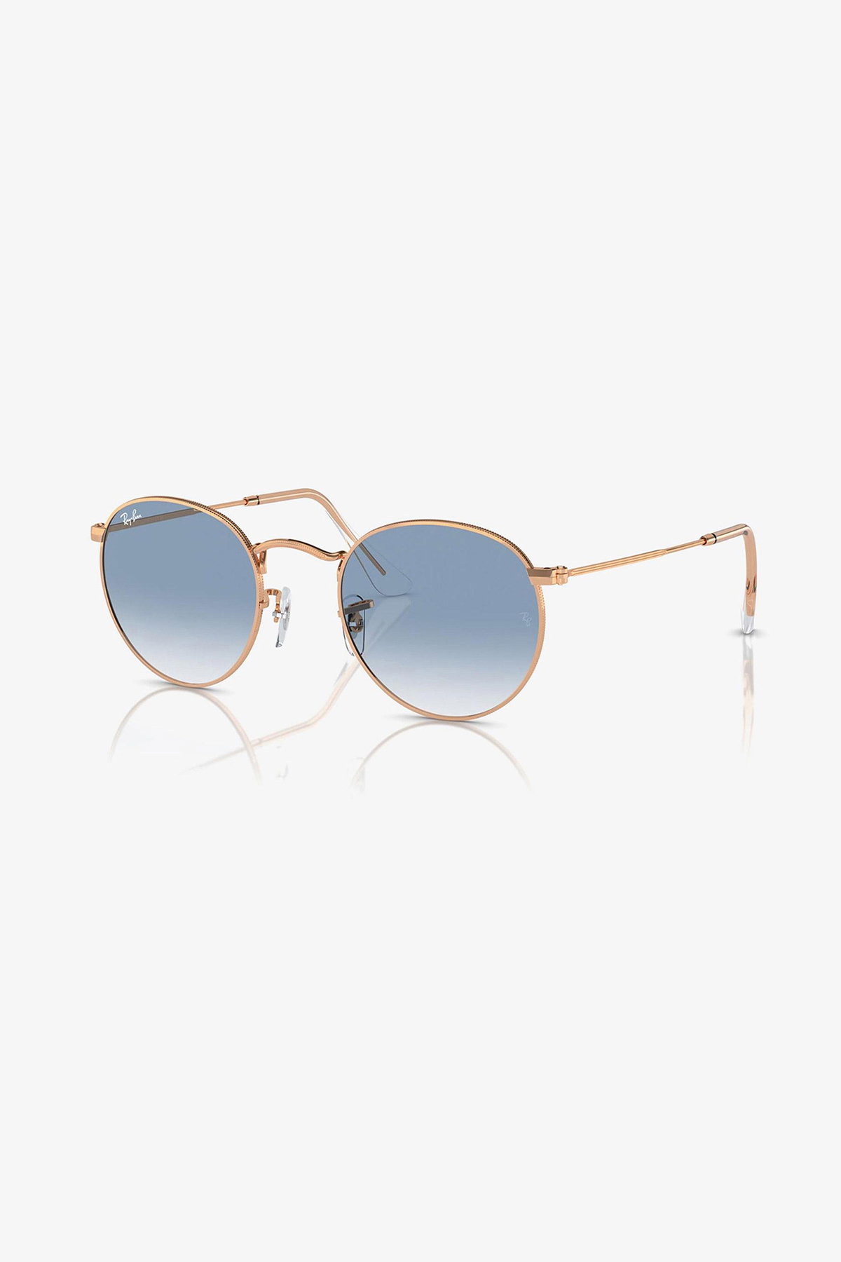 Ray-Ban Round Metal Unisex Güneş Gözlüğü GOLD MAVİ