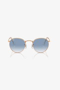 Ray-Ban Round Metal Unisex Güneş Gözlüğü GOLD MAVİ