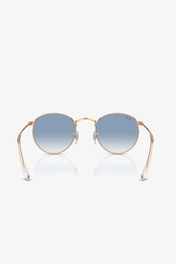Ray-Ban Round Metal Unisex Güneş Gözlüğü GOLD MAVİ
