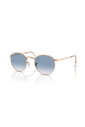 Ray-Ban Round Metal Unisex Güneş Gözlüğü GOLD MAVİ