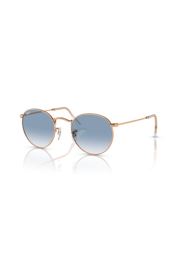 Ray-Ban Round Metal Unisex Güneş Gözlüğü GOLD MAVİ