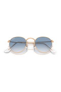 Ray-Ban Round Metal Unisex Güneş Gözlüğü GOLD MAVİ