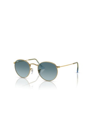 Ray-Ban Round Metal Unisex Güneş Gözlüğü GOLD MAVİ