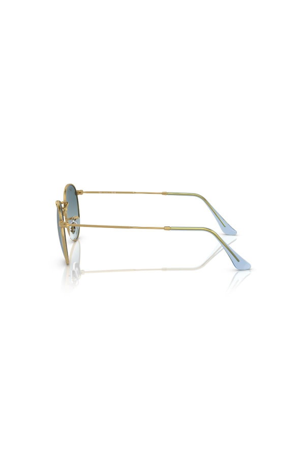 Ray-Ban Round Metal Unisex Güneş Gözlüğü GOLD MAVİ