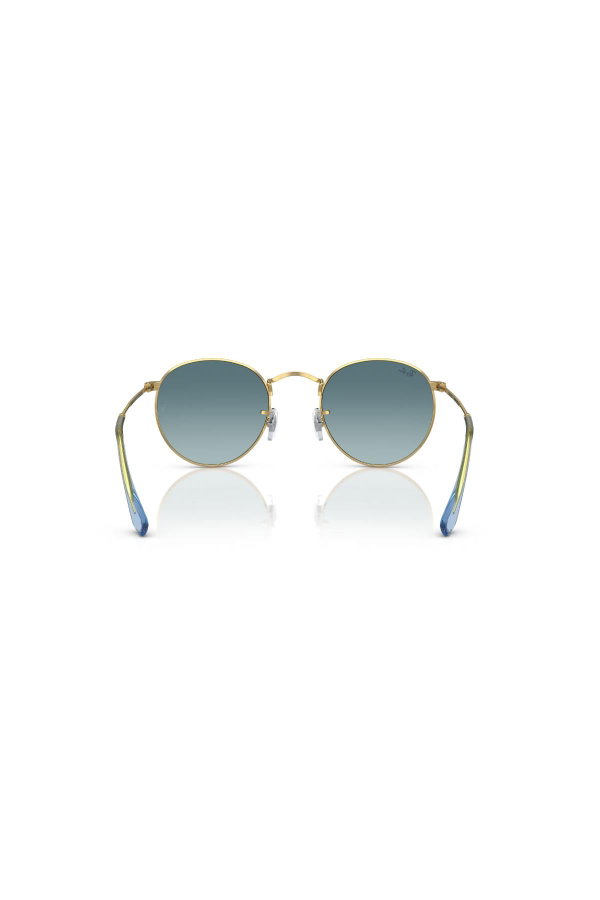 Ray-Ban Round Metal Unisex Güneş Gözlüğü GOLD MAVİ
