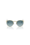 Ray-Ban Round Metal Unisex Güneş Gözlüğü GOLD MAVİ