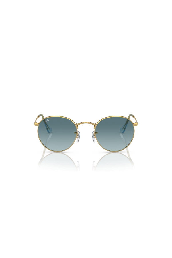 Ray-Ban Round Metal Unisex Güneş Gözlüğü GOLD MAVİ