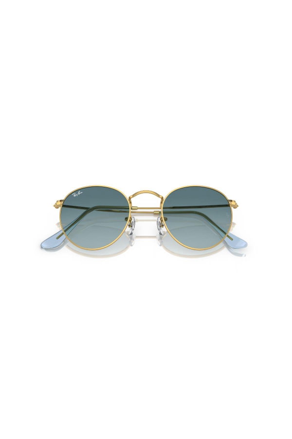 Ray-Ban Round Metal Unisex Güneş Gözlüğü GOLD MAVİ