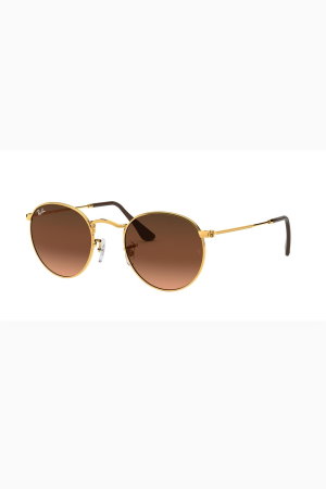 Ray-Ban Round Metal Unisex Güneş Gözlüğü KAHVE-ALTI