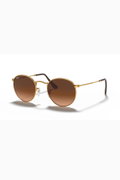 Ray-Ban Round Metal Unisex Güneş Gözlüğü KAHVE-ALTI