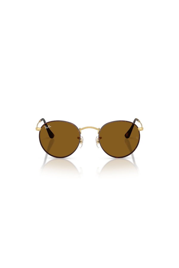 Ray-Ban Round Metal Unisex Güneş Gözlüğü KAHVE-ALTI