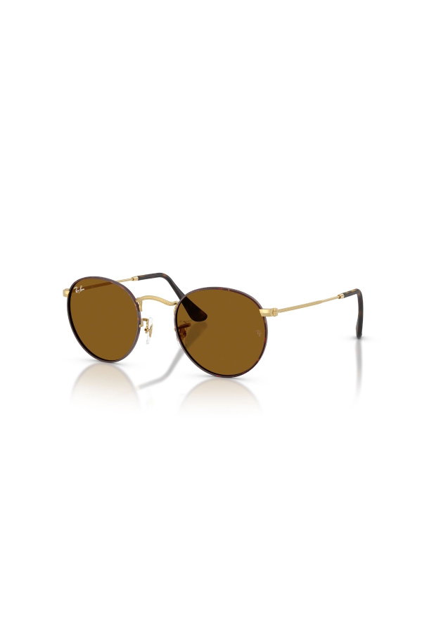 Ray-Ban Round Metal Unisex Güneş Gözlüğü KAHVE-ALTI