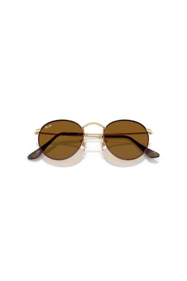 Ray-Ban Round Metal Unisex Güneş Gözlüğü KAHVE-ALTI