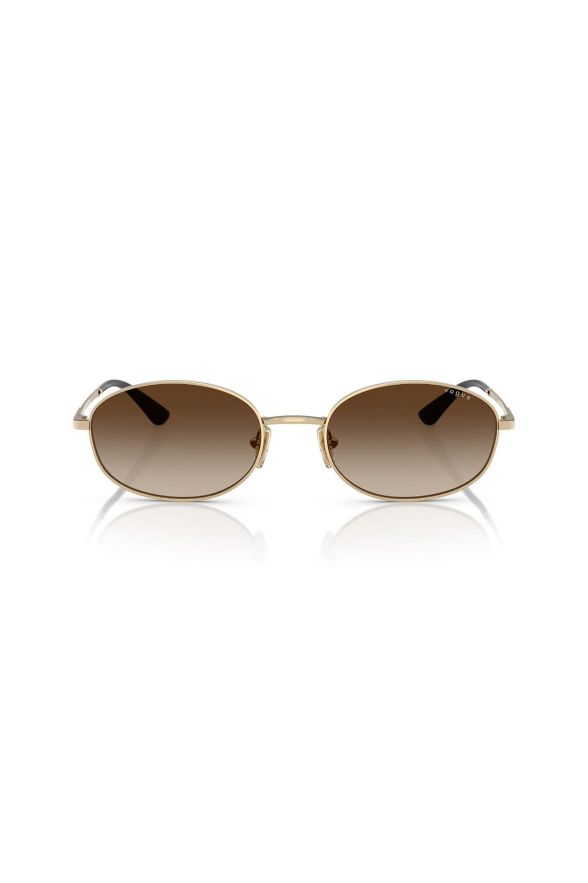 Vogue Eyewear Kadın Polarize Güneş Gözlüğü GOLD GRİ