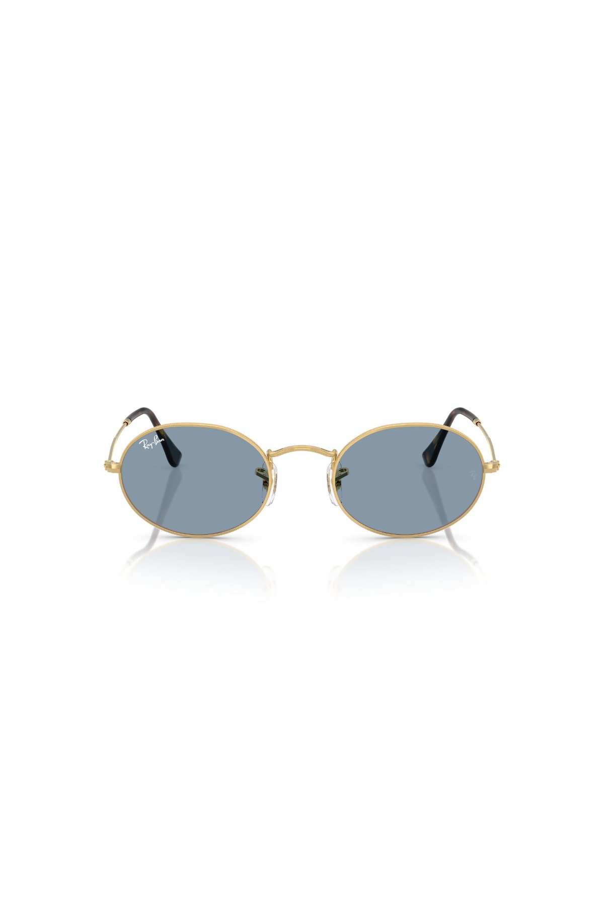 Ray-Ban Oval Metal Summer Capsule Unisex Güneş Gözlüğü MAVİ